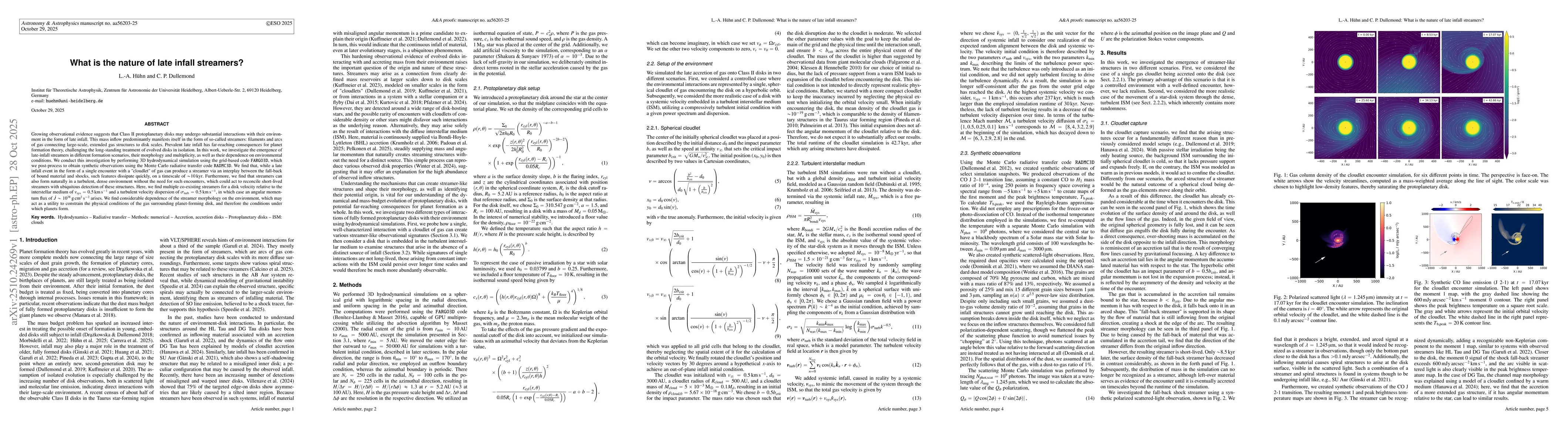 Thumbnail for What is the nature of late infall streamers?