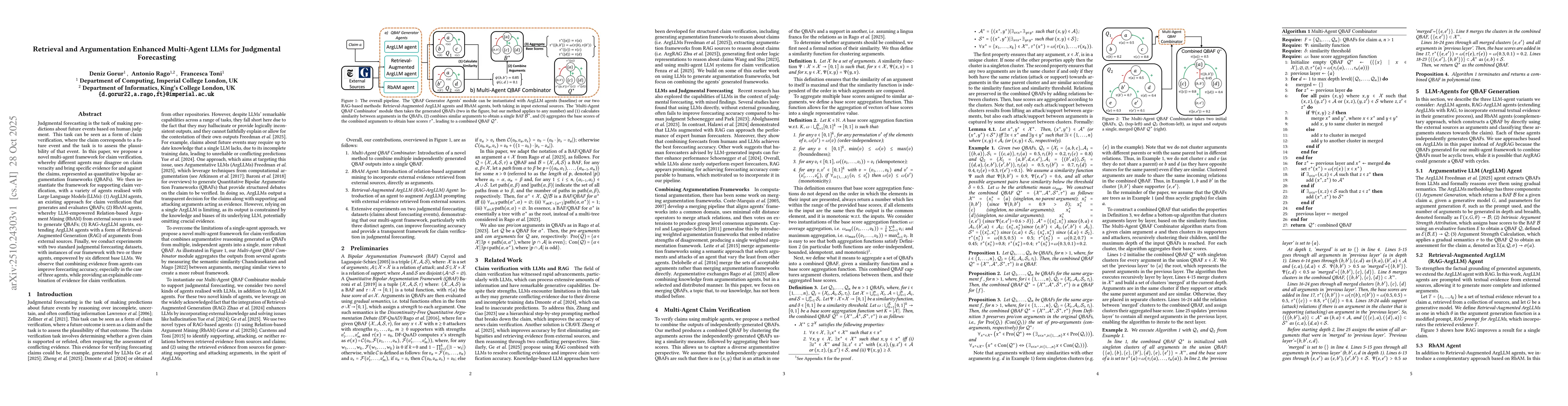 Thumbnail for Retrieval and Argumentation Enhanced Multi-Agent LLMs for Judgmental
  Forecasting