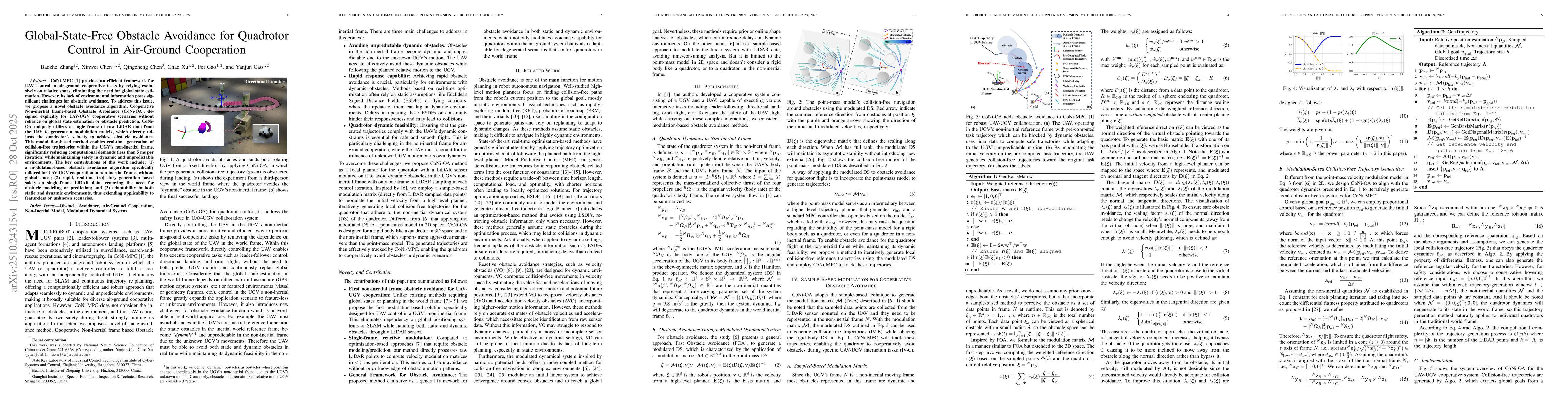 Thumbnail for Global-State-Free Obstacle Avoidance for Quadrotor Control in Air-Ground
  Cooperation
