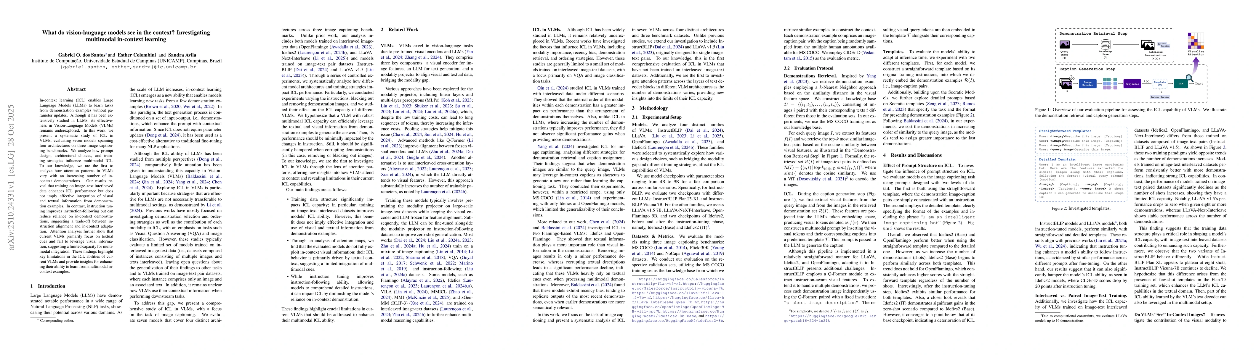 Thumbnail for What do vision-language models see in the context? Investigating
  multimodal in-context learning