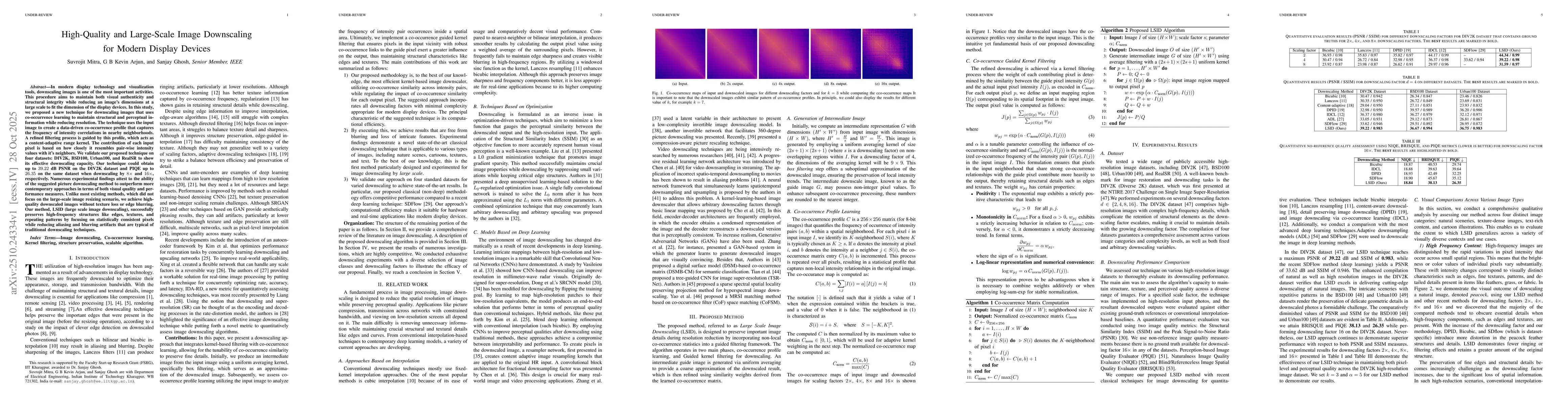 Thumbnail for High-Quality and Large-Scale Image Downscaling for Modern Display
  Devices