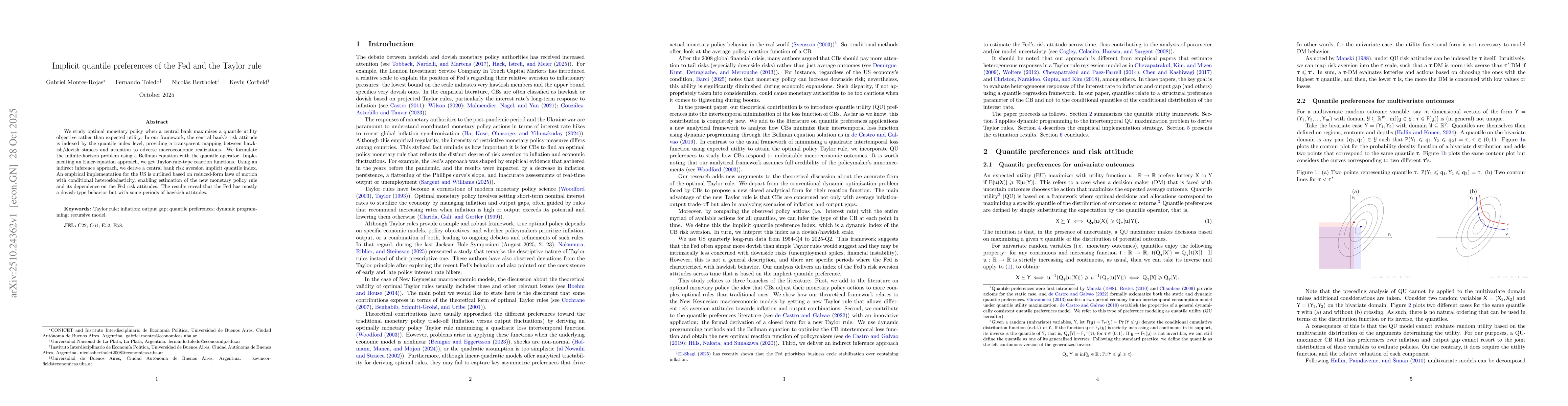 Thumbnail for Implicit quantile preferences of the Fed and the Taylor rule