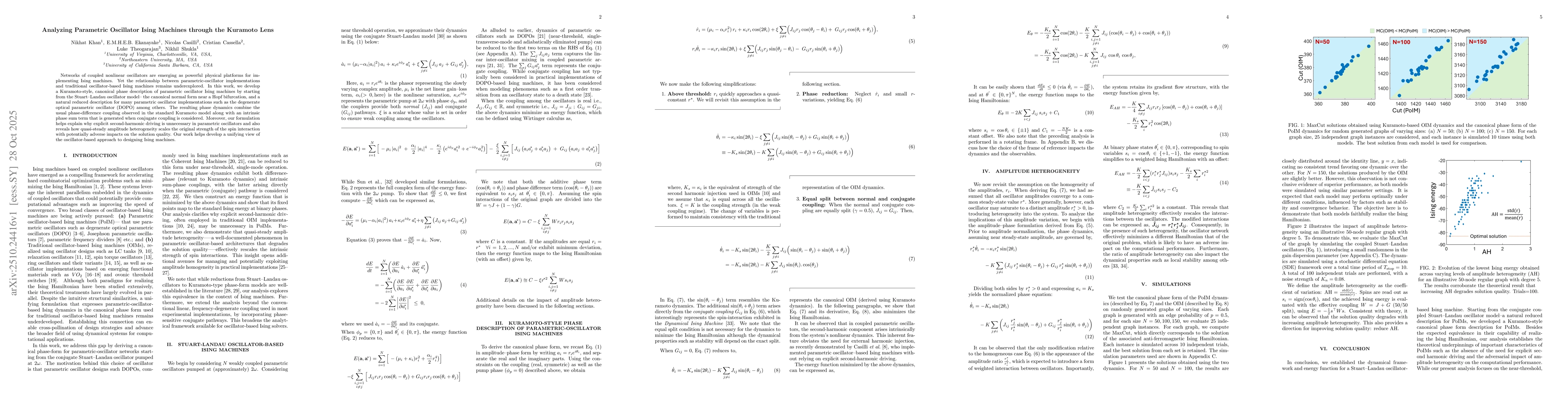 Thumbnail for Analyzing Parametric Oscillator Ising Machines through the Kuramoto Lens