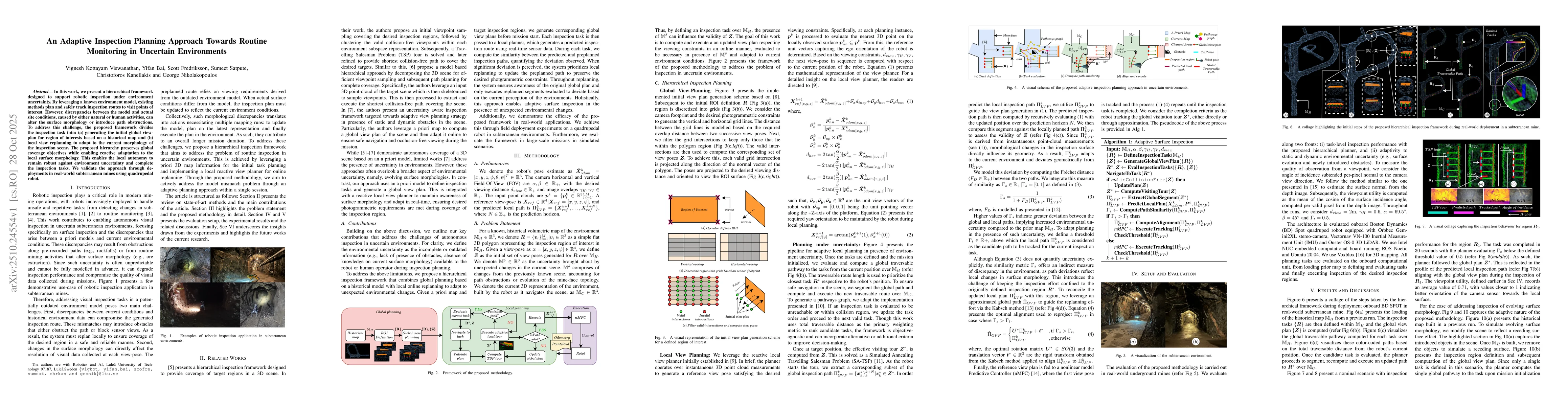 Thumbnail for An Adaptive Inspection Planning Approach Towards Routine Monitoring in
  Uncertain Environments