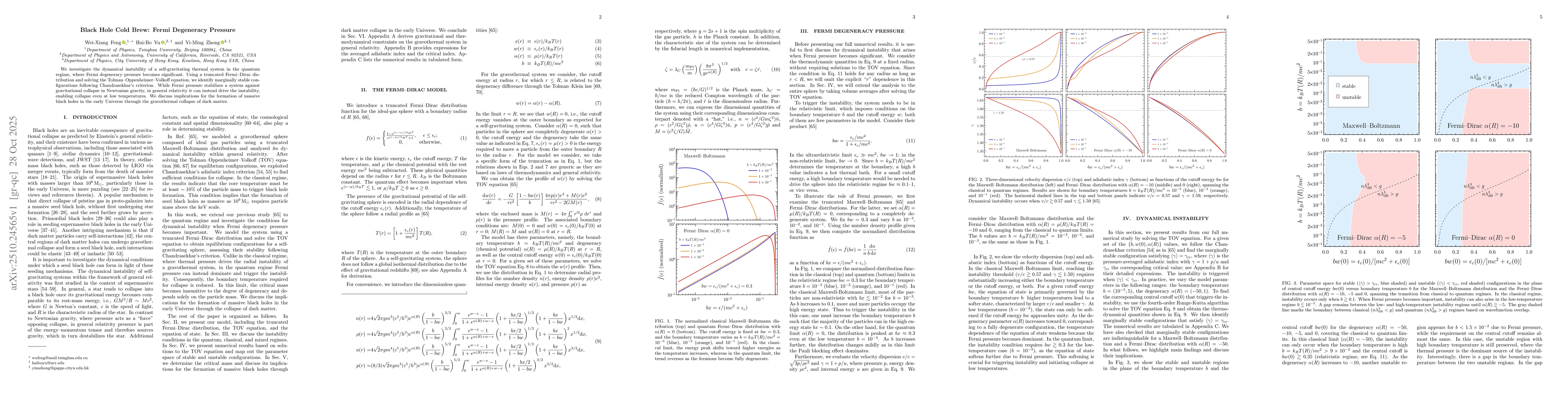 Thumbnail for Black Hole Cold Brew: Fermi Degeneracy Pressure
