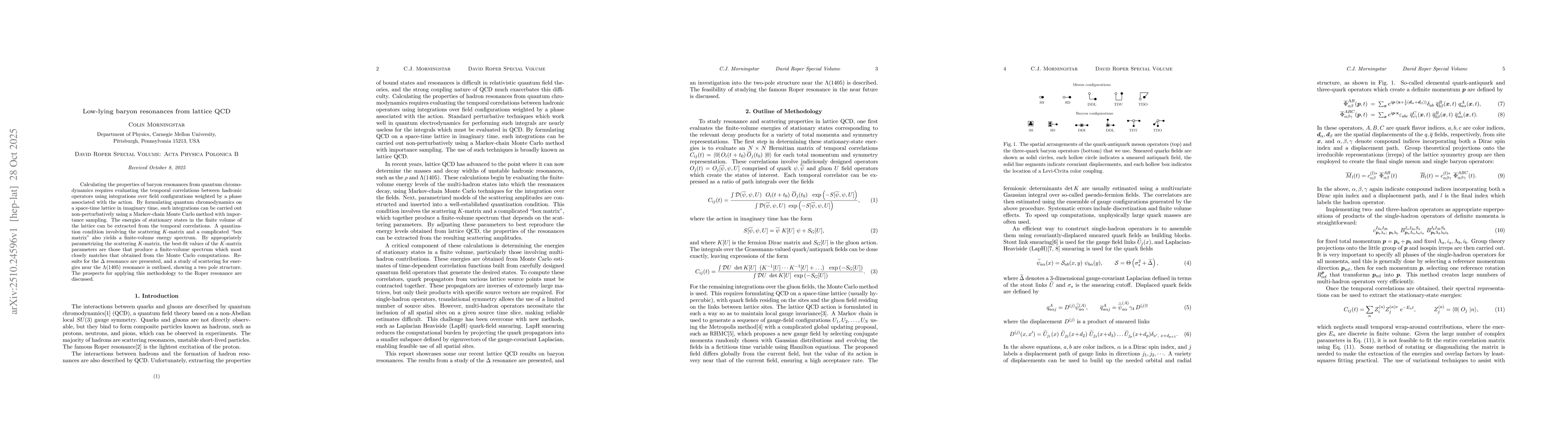 Thumbnail for Low-lying baryon resonances from lattice QCD