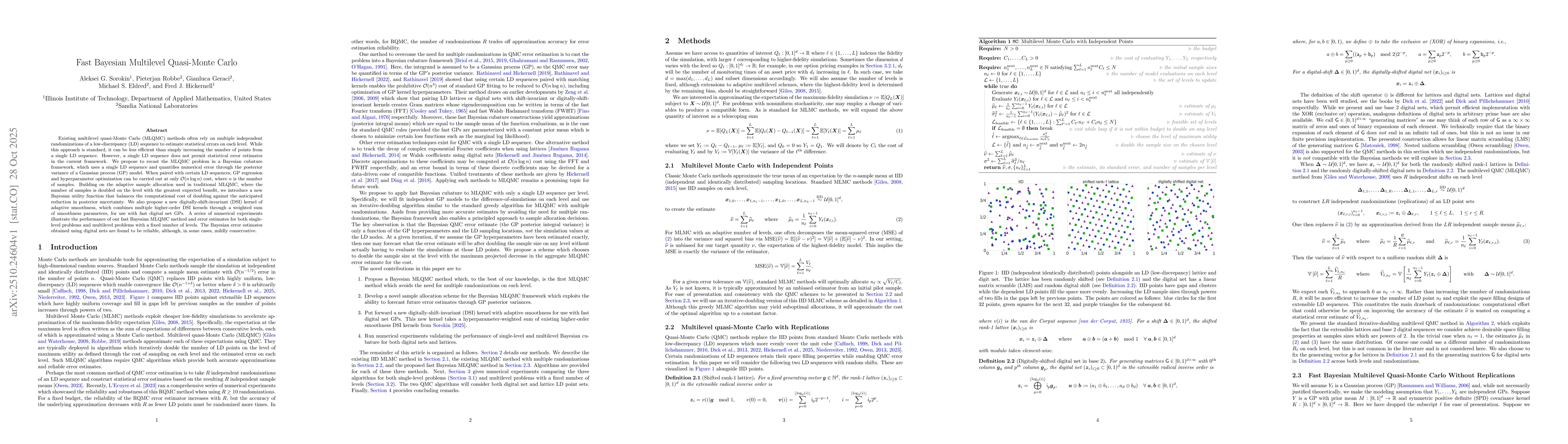 Thumbnail for Fast Bayesian Multilevel Quasi-Monte Carlo