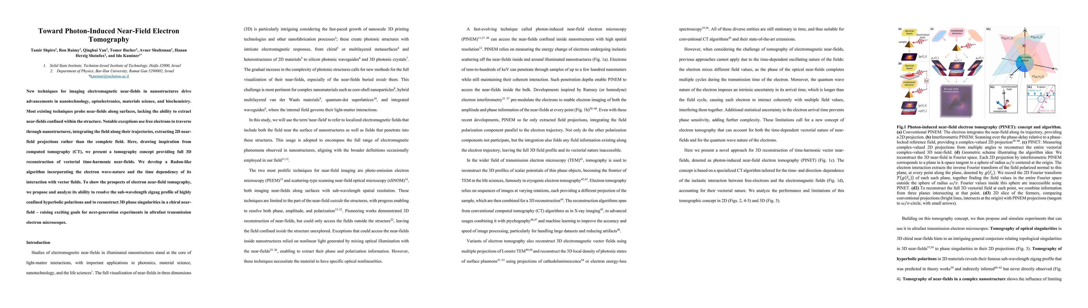 Thumbnail for Toward Photon-Induced Near-Field Electron Tomography