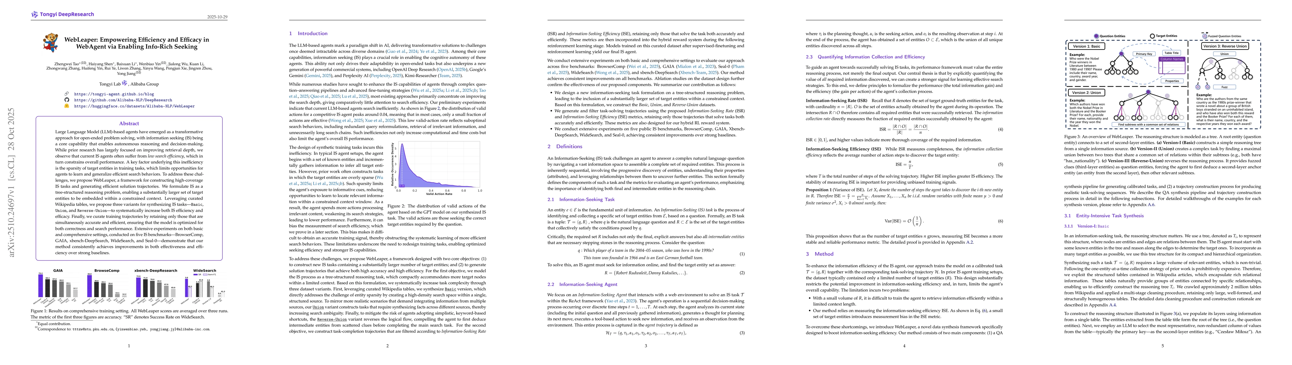 Thumbnail for WebLeaper: Empowering Efficiency and Efficacy in WebAgent via Enabling
  Info-Rich Seeking