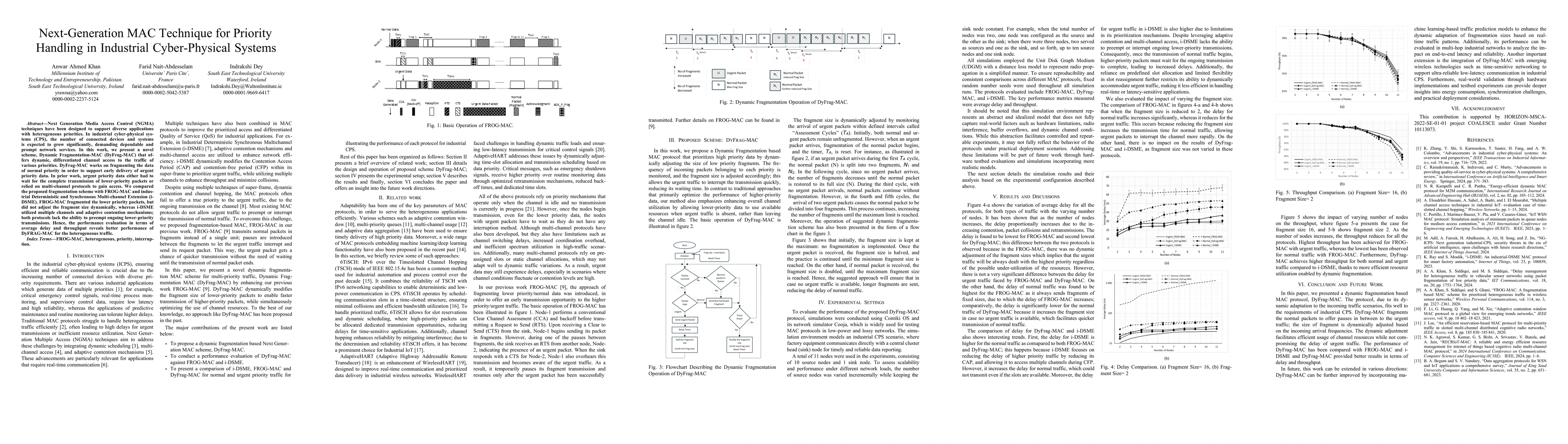 Thumbnail for Next-Generation MAC Technique for Priority Handling in Industrial
  Cyber-Physical Systems