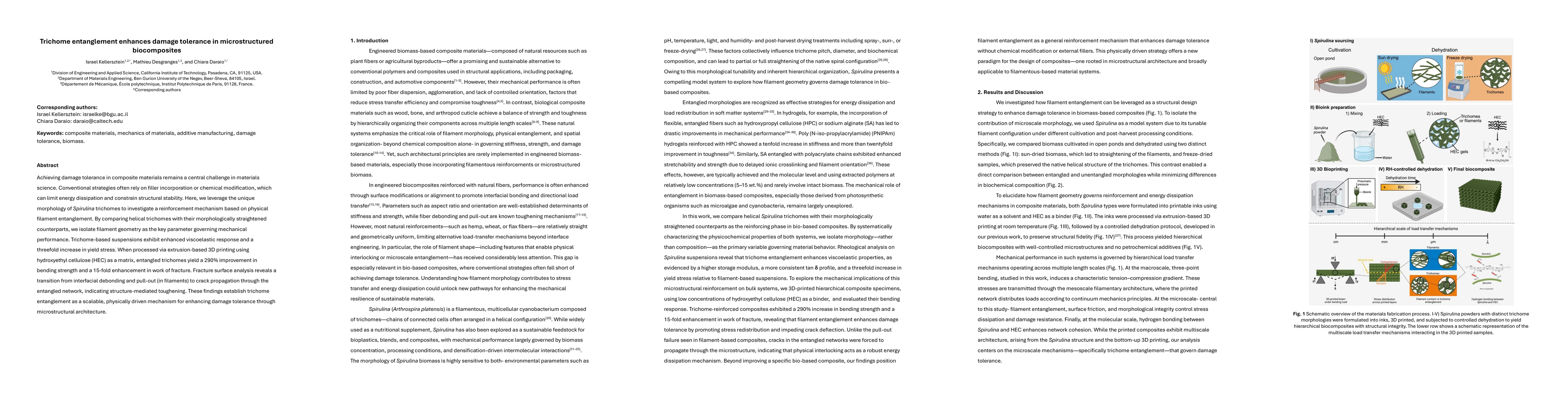 Thumbnail for Trichome entanglement enhances damage tolerance in microstructured
  biocomposites