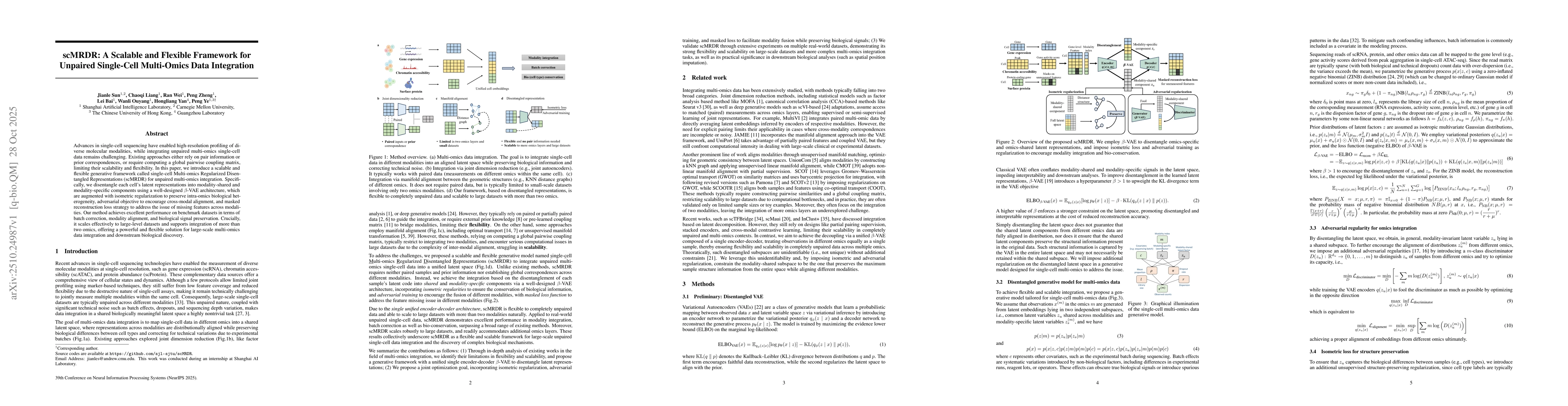 Thumbnail for scMRDR: A scalable and flexible framework for unpaired single-cell
  multi-omics data integration
