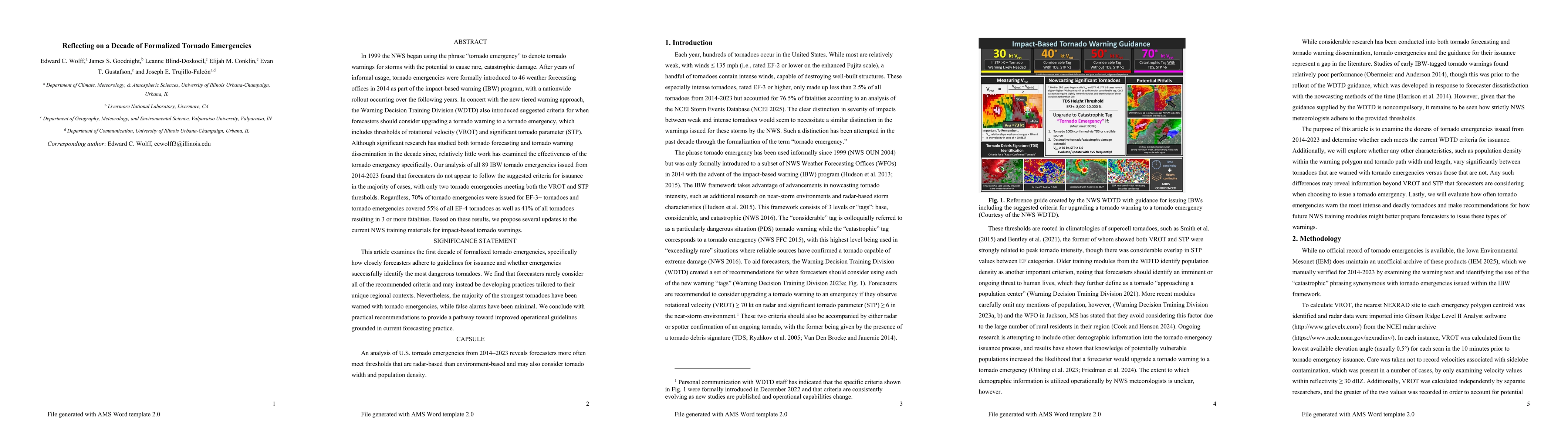 Thumbnail for Reflecting on a Decade of Formalized Tornado Emergencies
