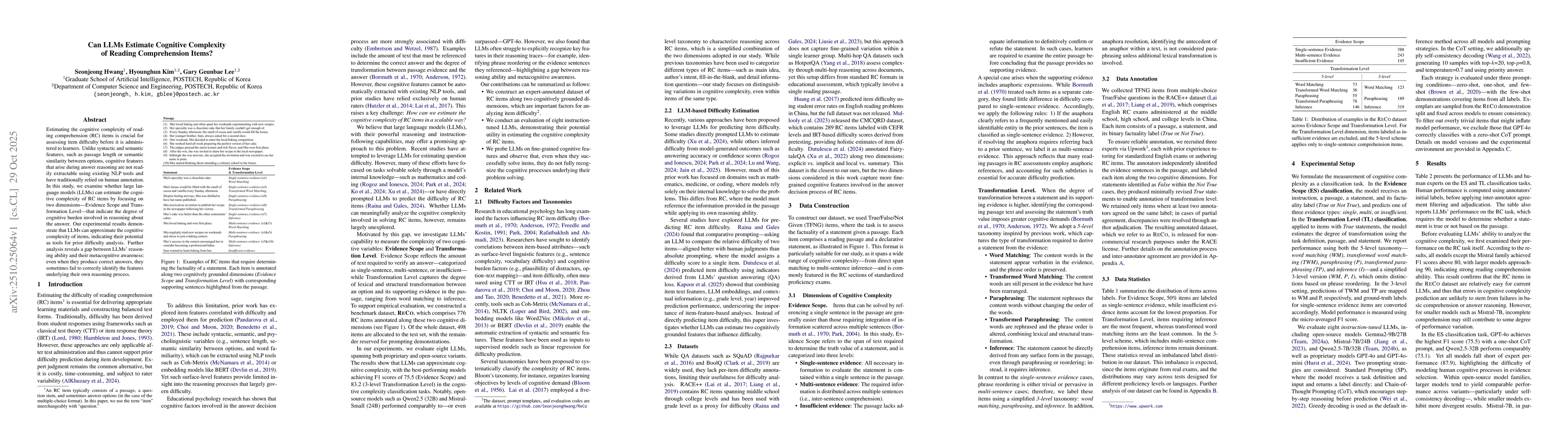 Thumbnail for Can LLMs Estimate Cognitive Complexity of Reading Comprehension Items?