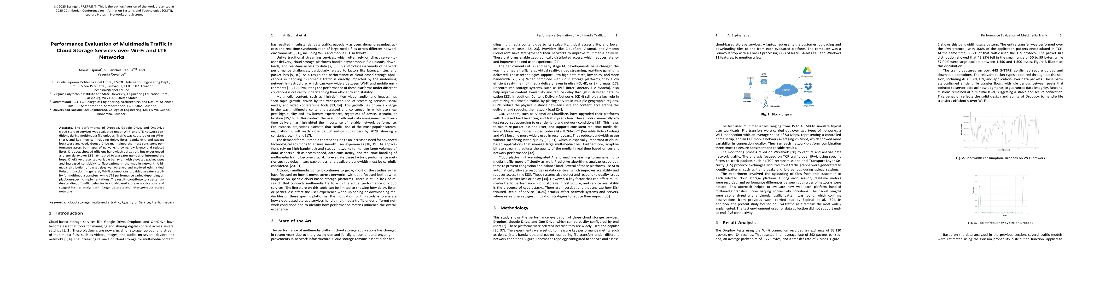 Thumbnail for Performance Evaluation of Multimedia Traffic in Cloud Storage Services
  over Wi-Fi and LTE Networks