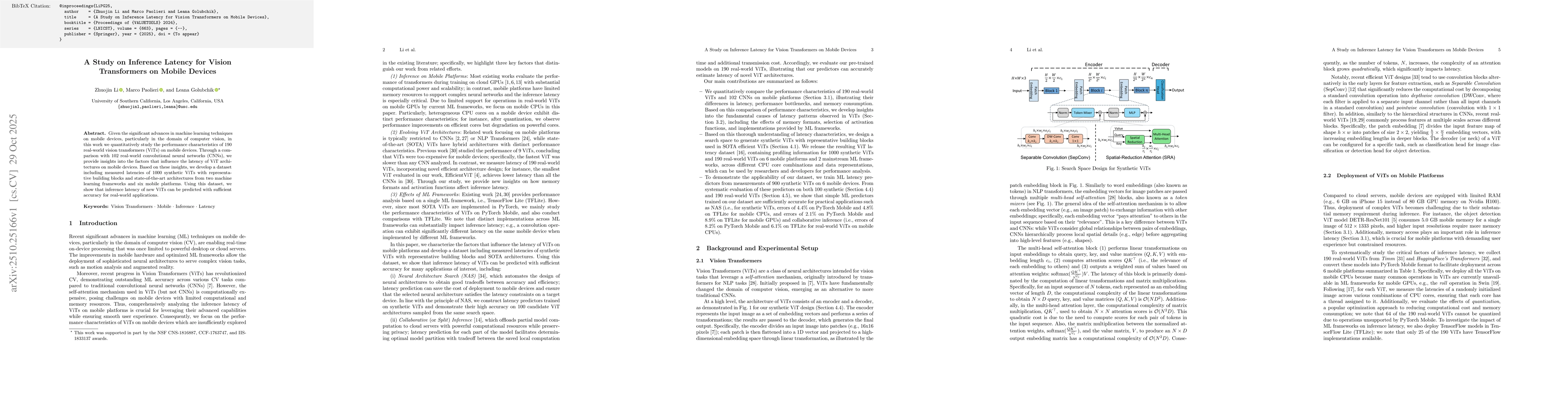 Thumbnail for A Study on Inference Latency for Vision Transformers on Mobile Devices