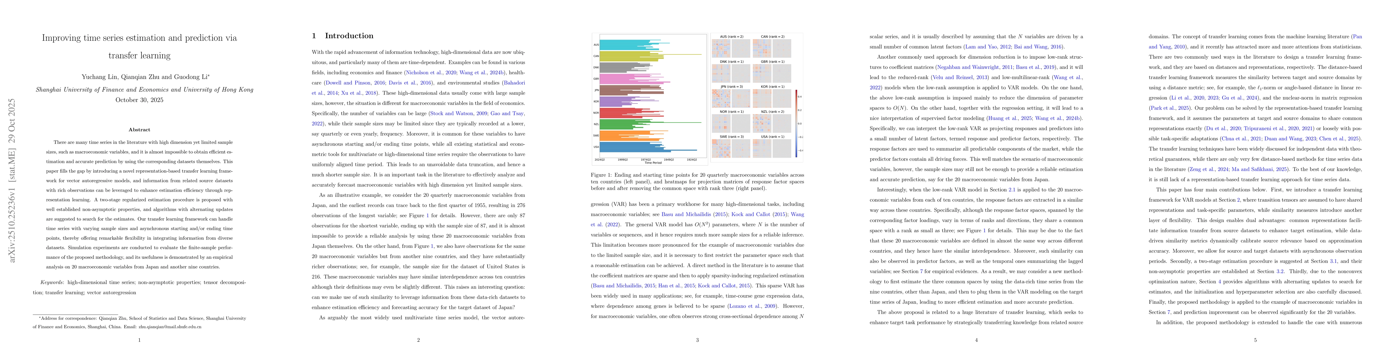 Thumbnail for Improving time series estimation and prediction via transfer learning