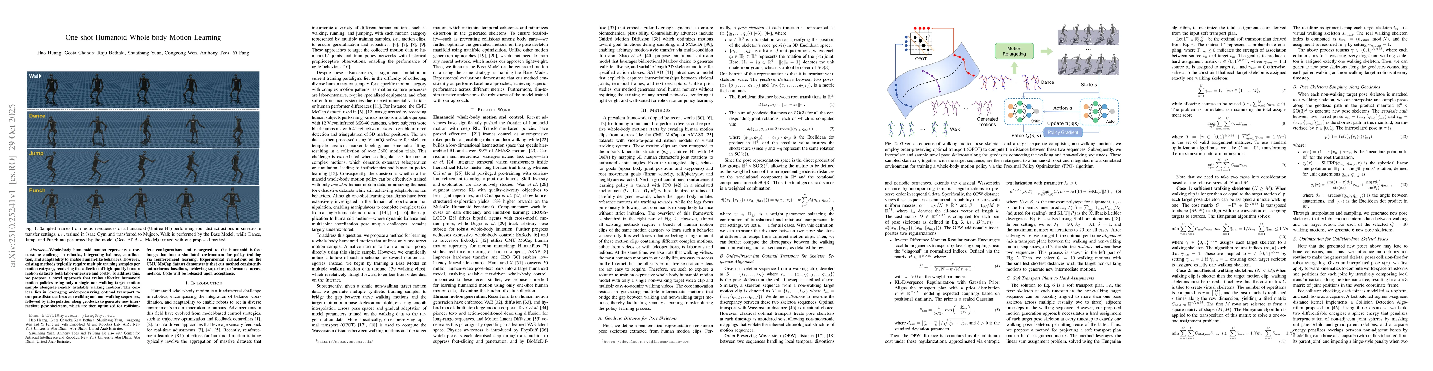 Thumbnail for One-shot Humanoid Whole-body Motion Learning