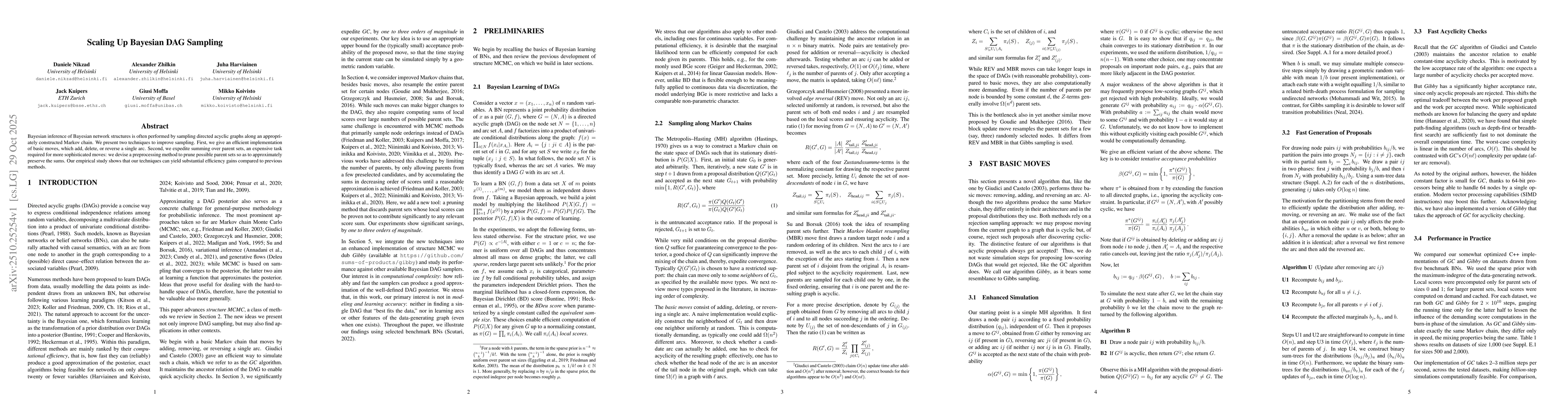 Thumbnail for Scaling Up Bayesian DAG Sampling