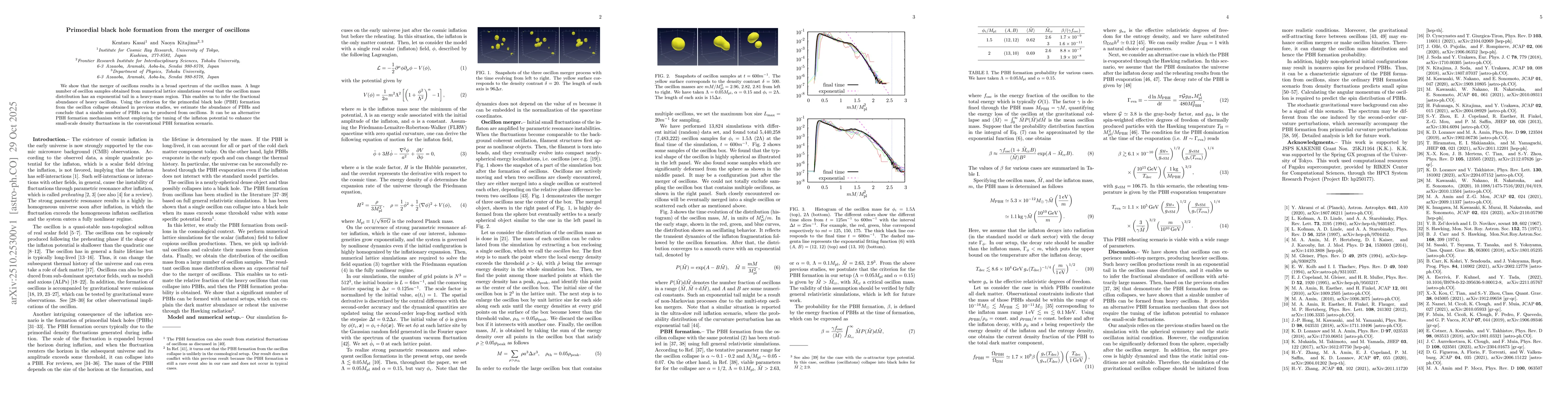 Thumbnail for Primordial black hole formation from the merger of oscillons