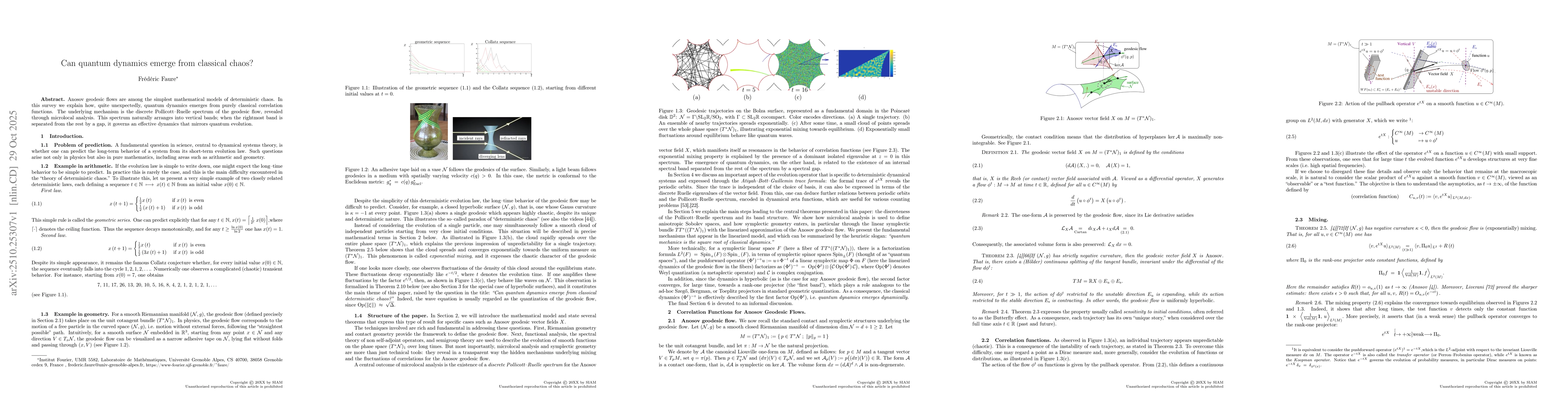 Thumbnail for Can quantum dynamics emerge from classical chaos?
