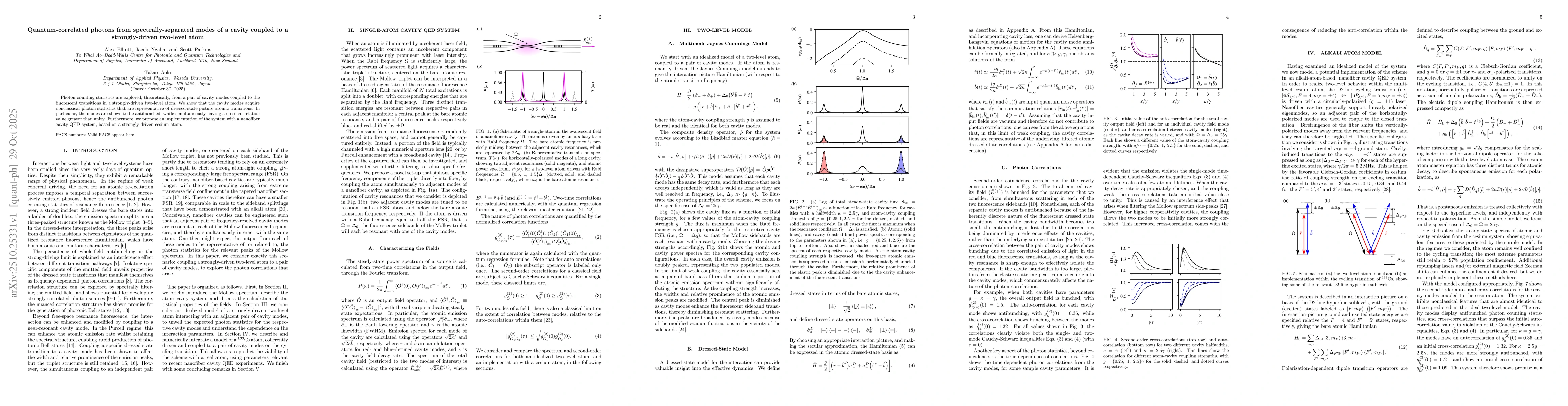Thumbnail for Quantum-correlated photons from spectrally-separated modes of a cavity
  coupled to a strongly-driven two-level atom