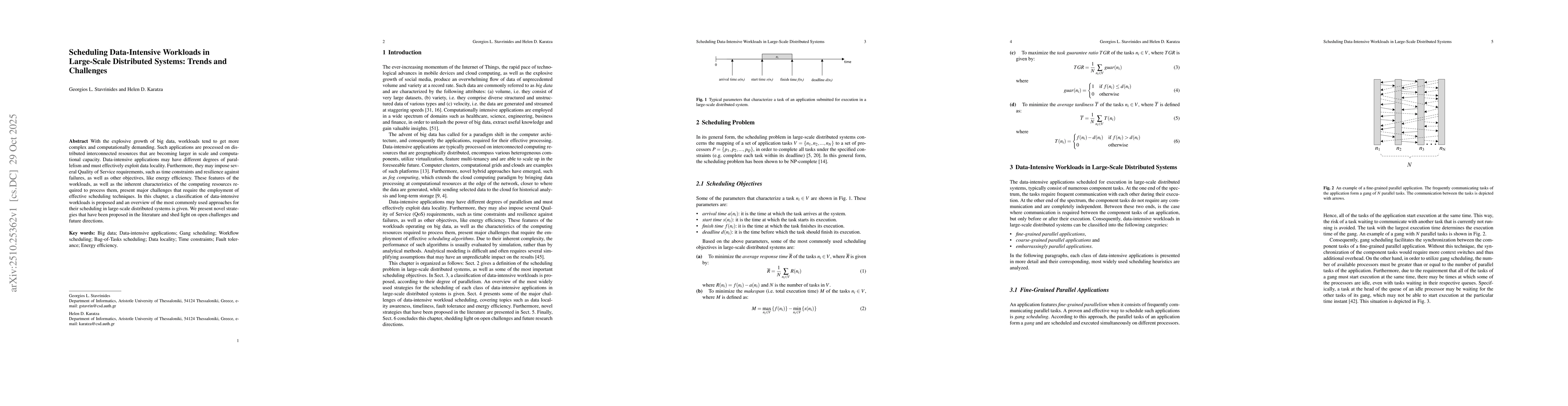 Thumbnail for Scheduling Data-Intensive Workloads in Large-Scale Distributed Systems:
  Trends and Challenges
