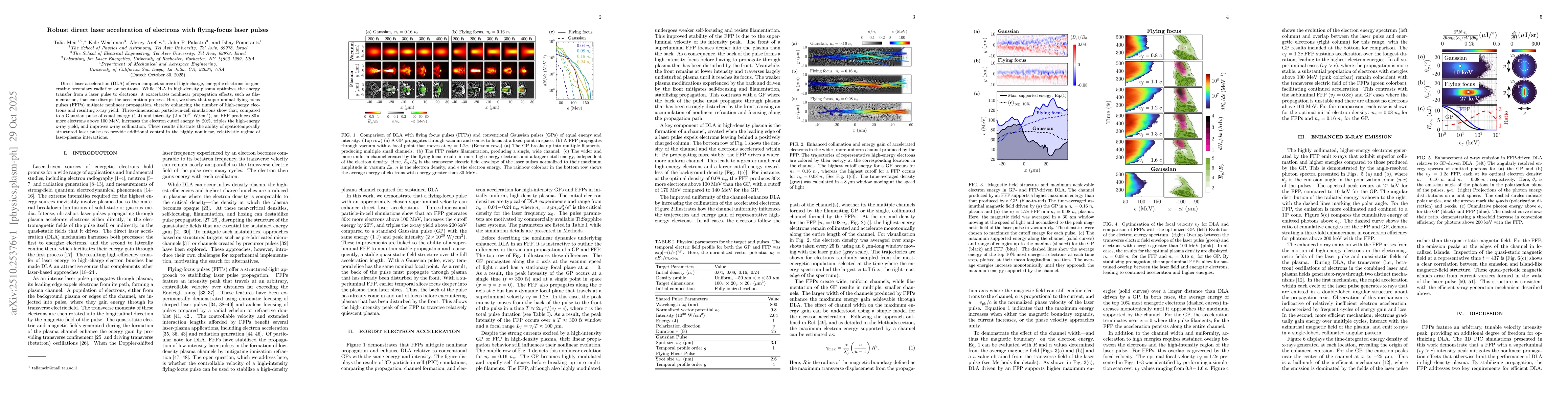 Thumbnail for Robust direct laser acceleration of electrons with flying-focus laser
  pulses