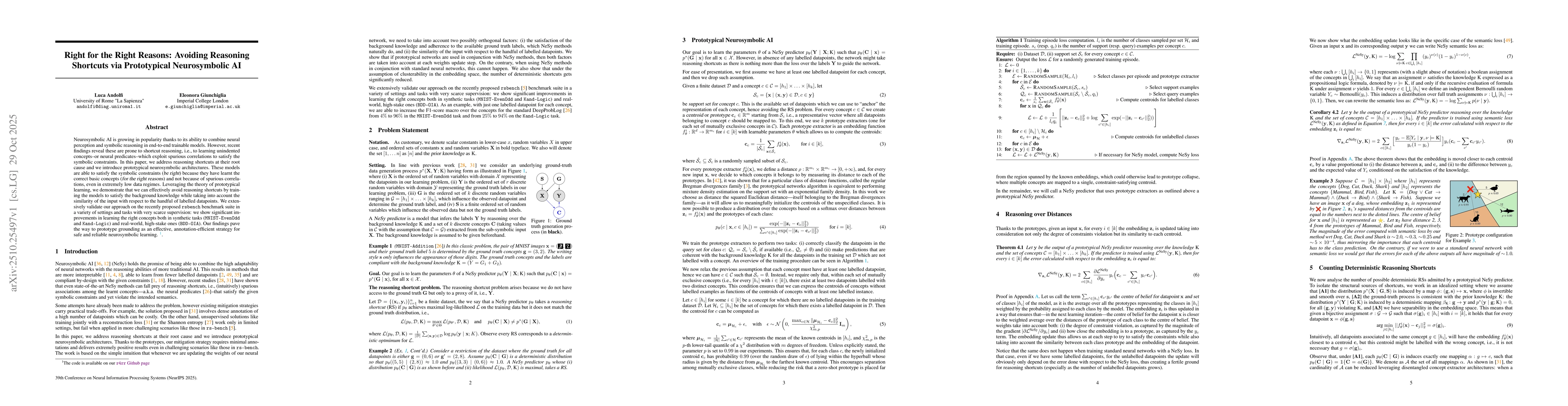 Thumbnail for Right for the Right Reasons: Avoiding Reasoning Shortcuts via
  Prototypical Neurosymbolic AI