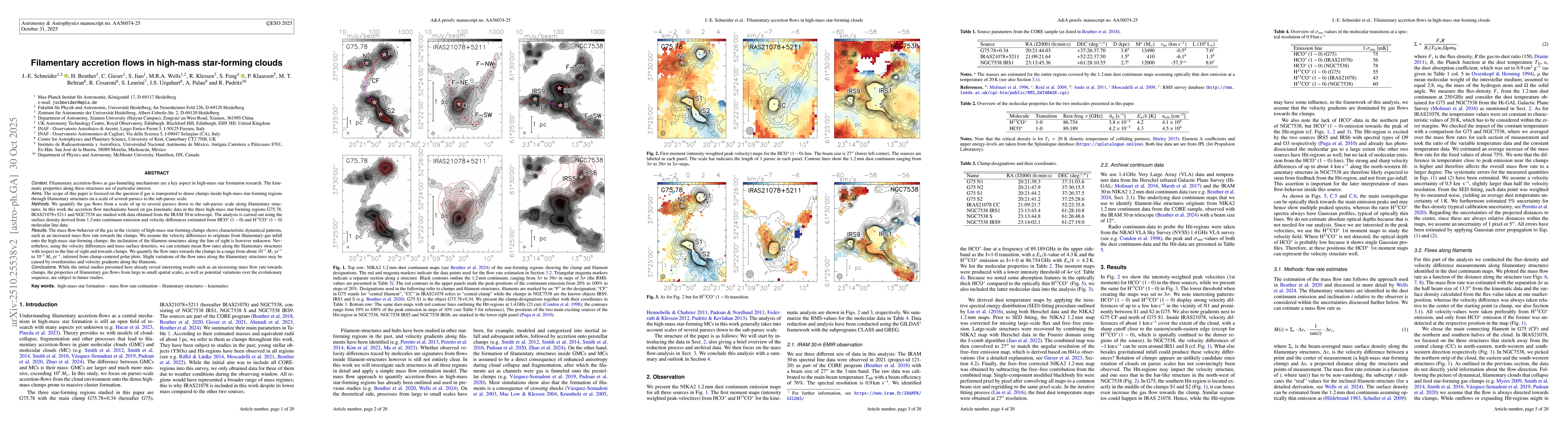 Thumbnail for Filamentary accretion flows in high-mass star-forming clouds