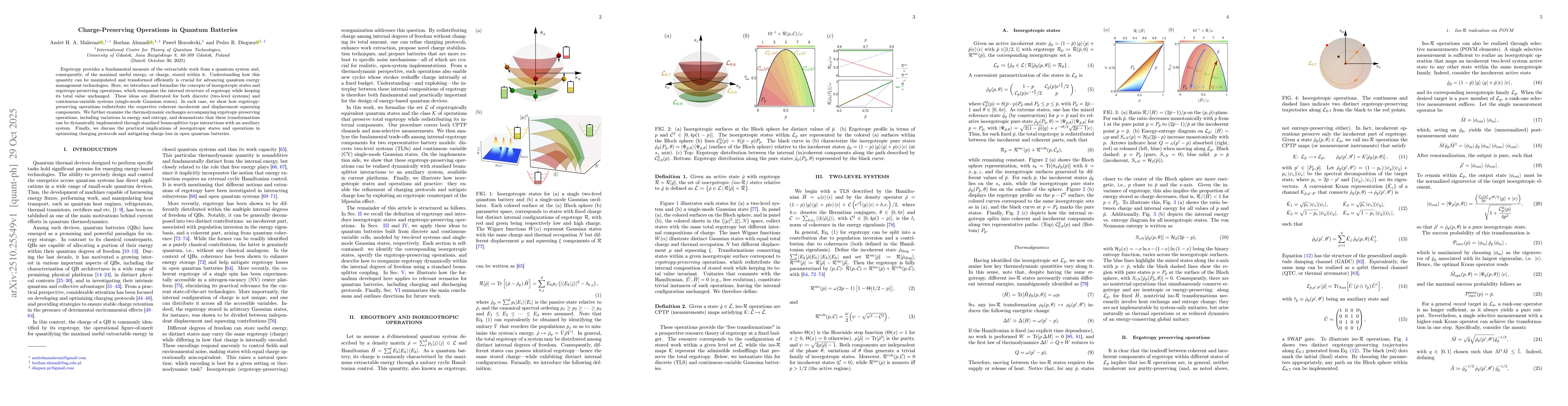 Thumbnail for Charge-Preserving Operations in Quantum Batteries