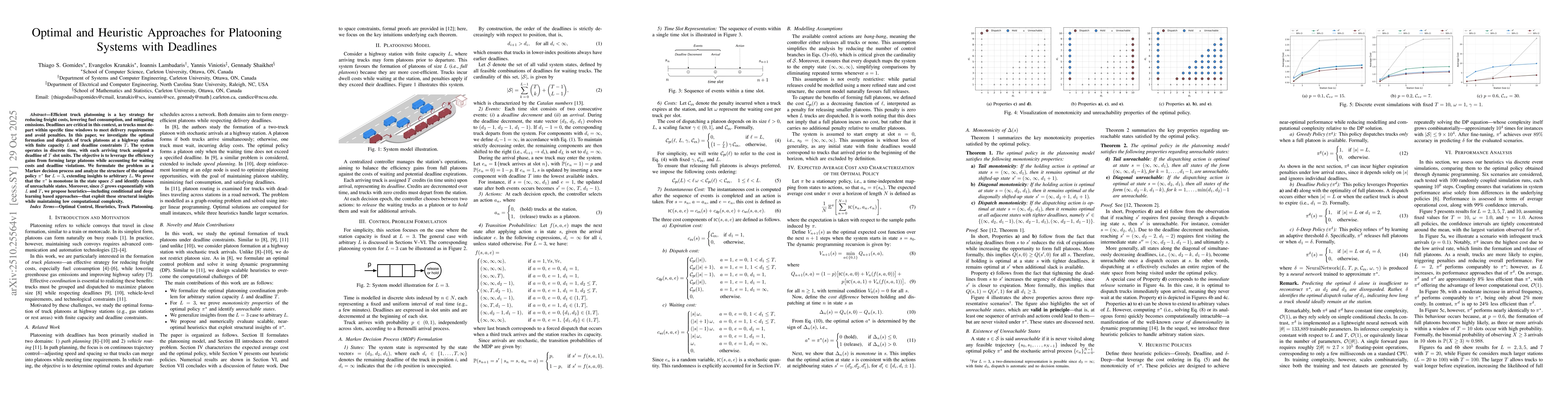 Thumbnail for Optimal and Heuristic Approaches for Platooning Systems with Deadlines