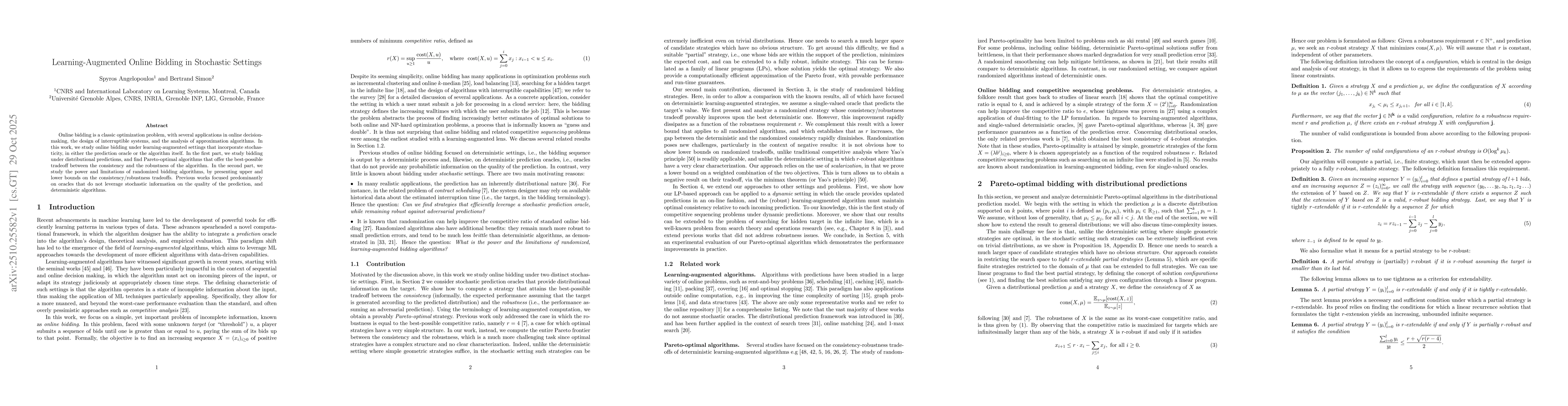 Thumbnail for Learning-Augmented Online Bidding in Stochastic Settings