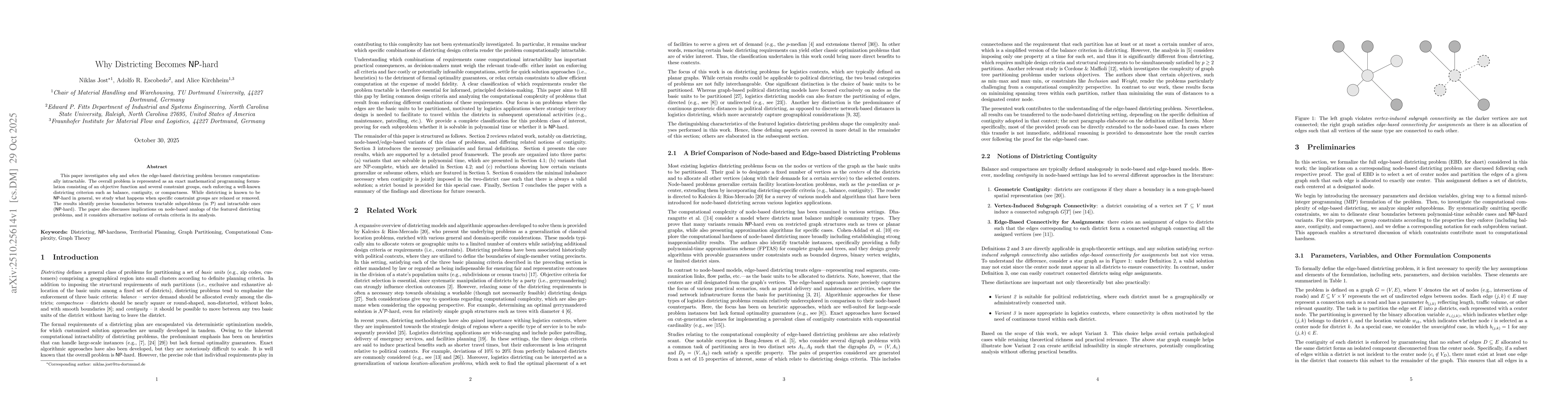 Thumbnail for Why Districting Becomes NP-hard