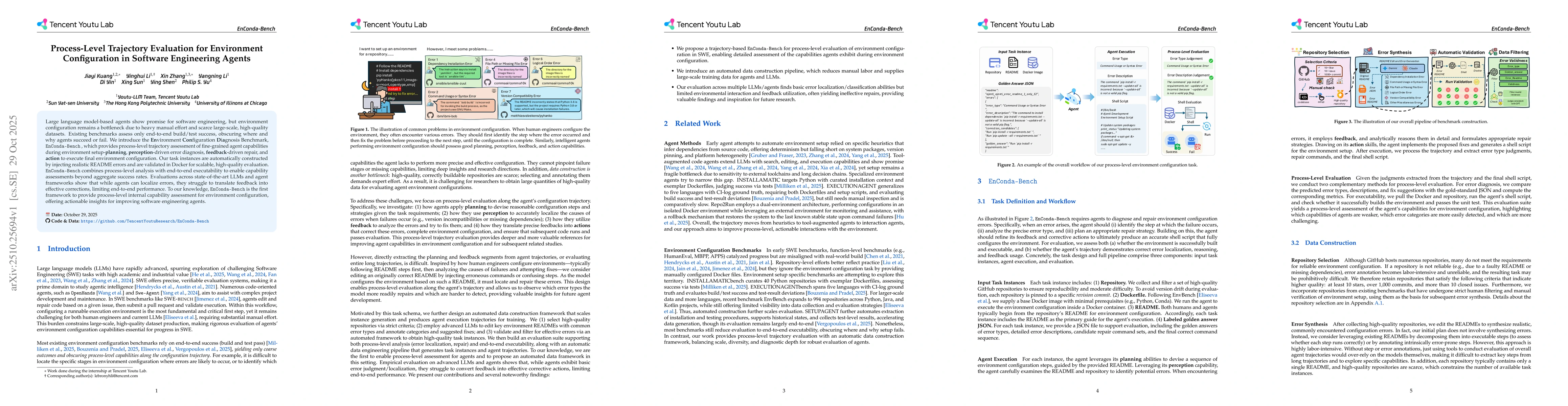 Thumbnail for Process-Level Trajectory Evaluation for Environment Configuration in
  Software Engineering Agents