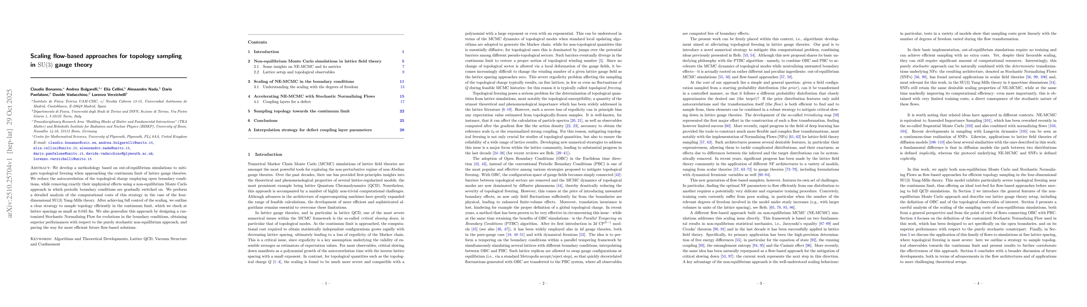 Thumbnail for Scaling flow-based approaches for topology sampling in $\mathrm{SU}(3)$
  gauge theory