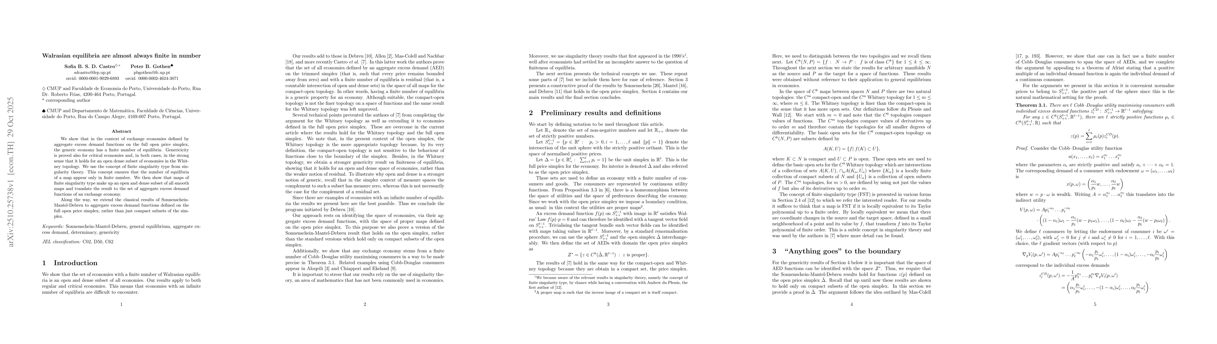 Thumbnail for Walrasian equilibria are almost always finite in number