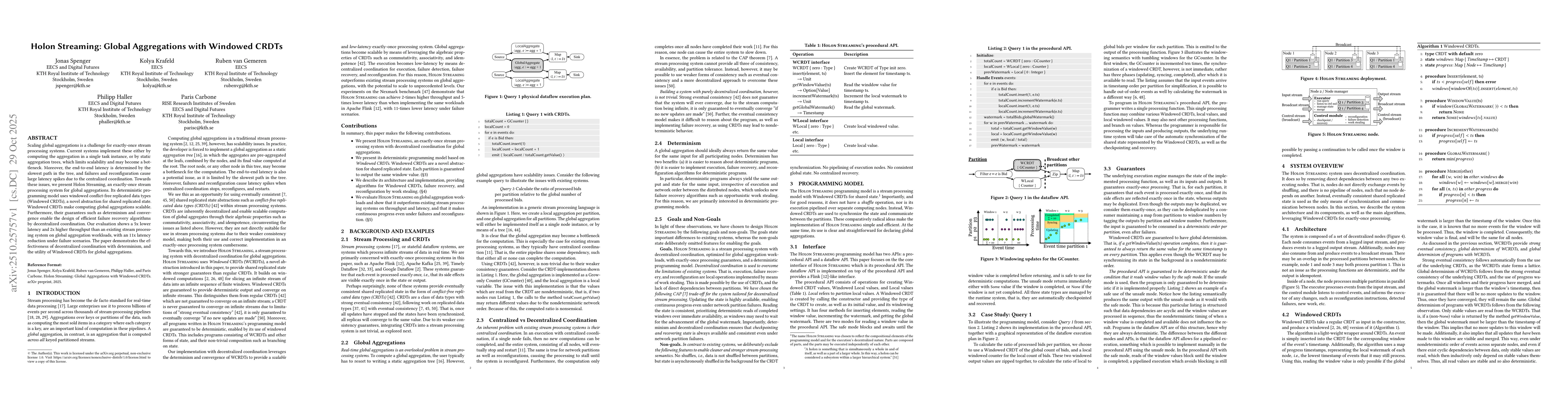 Thumbnail for Holon Streaming: Global Aggregations with Windowed CRDTs