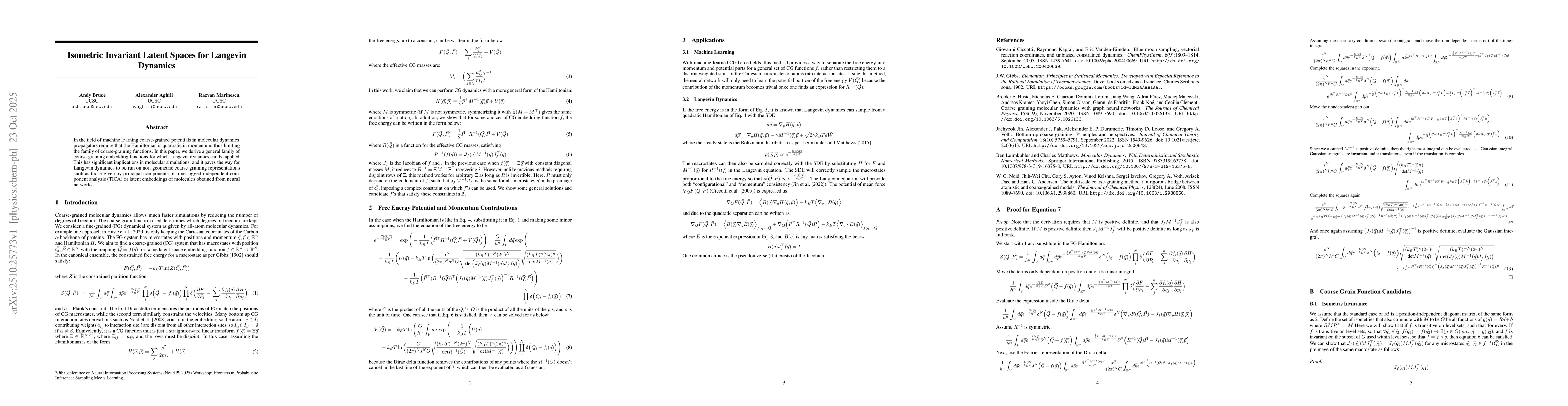 Thumbnail for Latent Spaces for Langevin Dynamics