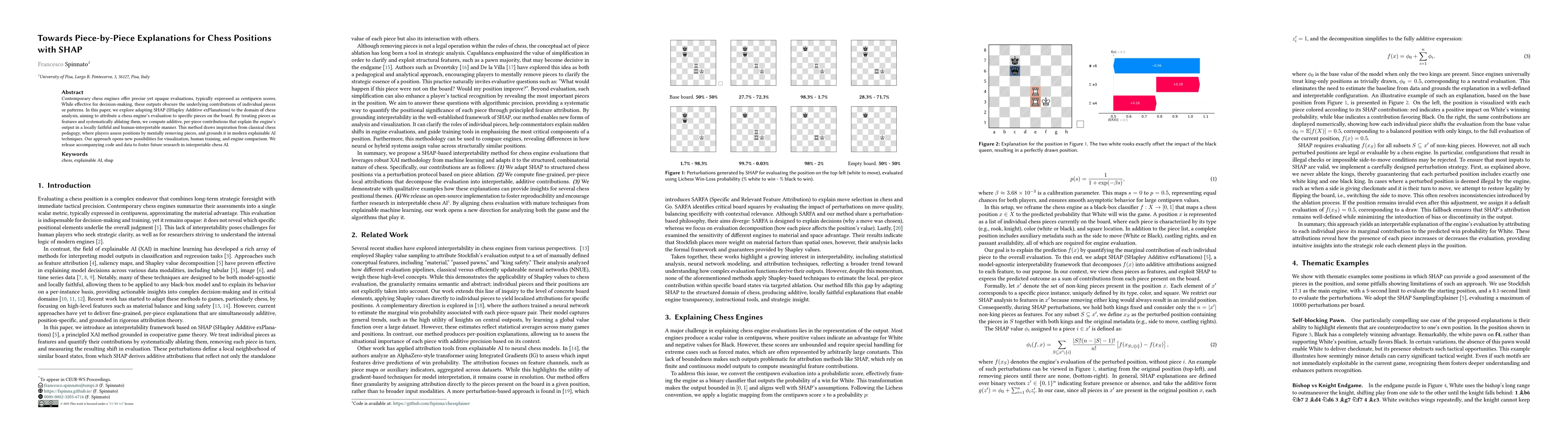 Thumbnail for Towards Piece-by-Piece Explanations for Chess Positions with SHAP