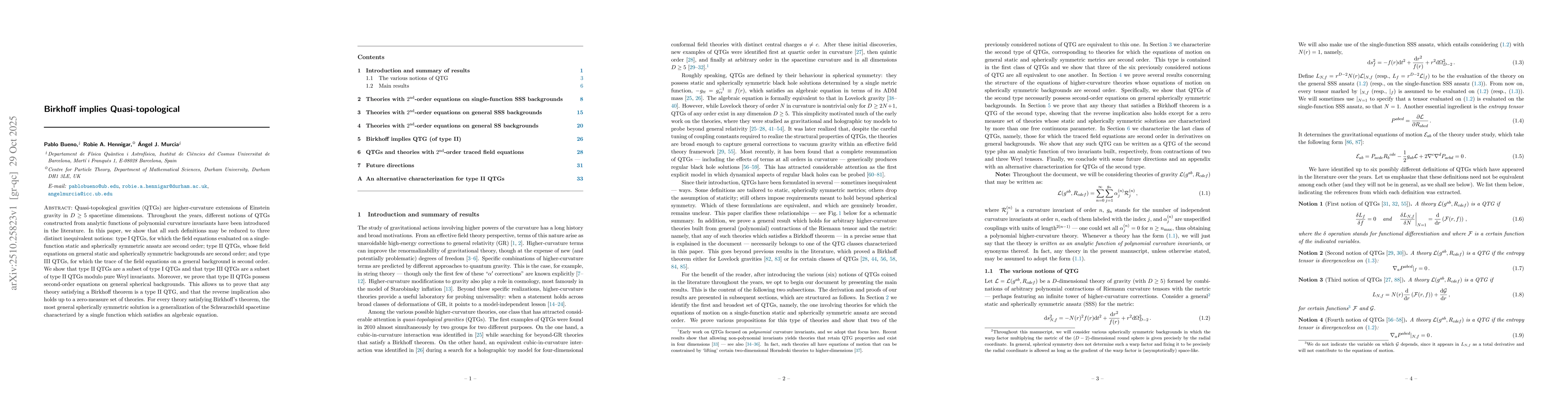 Thumbnail for Birkhoff implies Quasi-topological