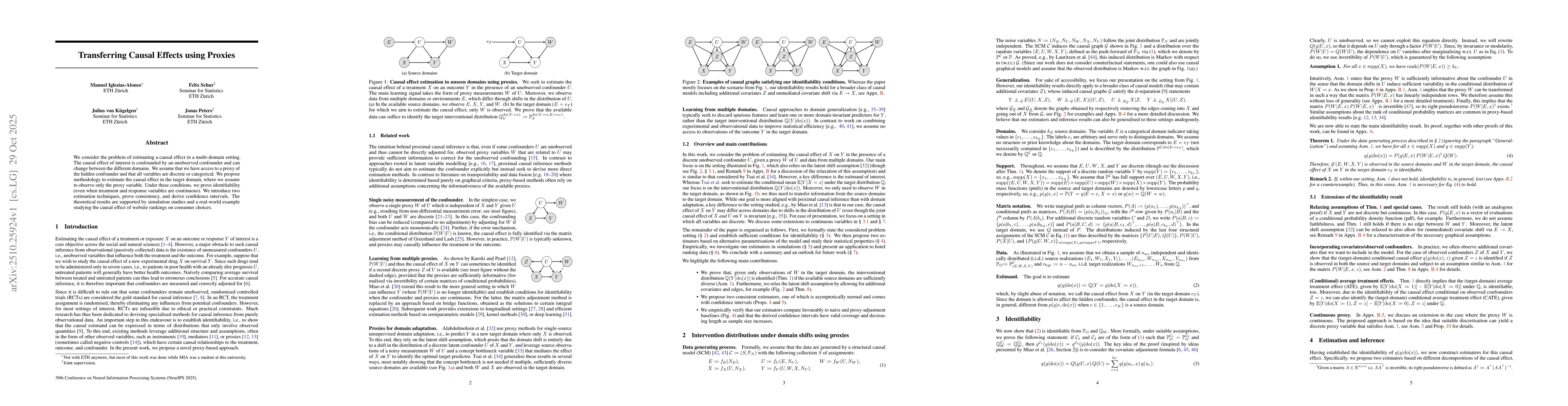 Thumbnail for Transferring Causal Effects using Proxies