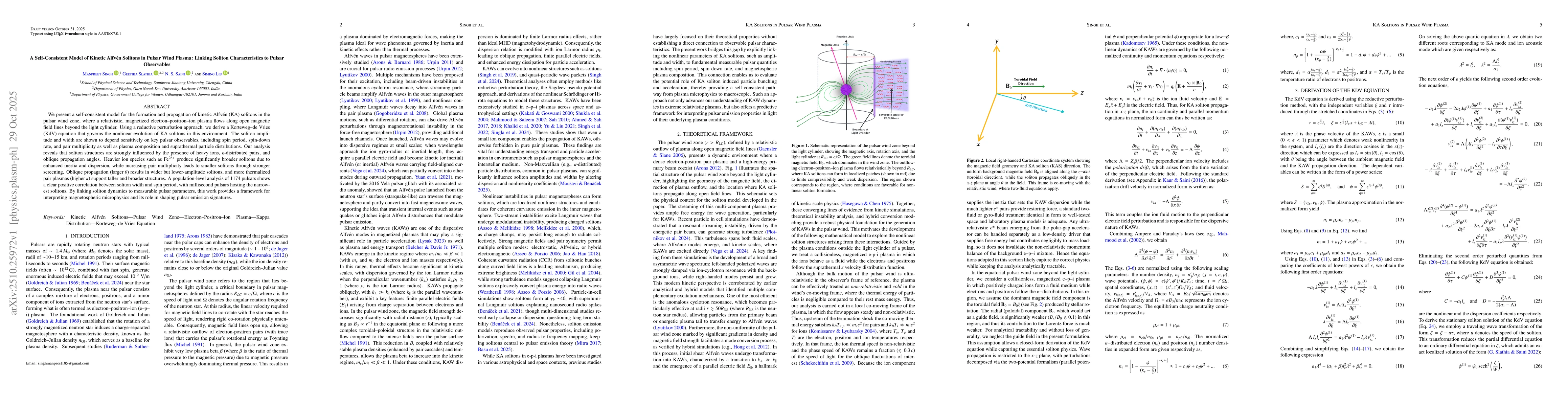 Thumbnail for A Self-Consistent Model of Kinetic Alfven Solitons in Pulsar Wind
  Plasma: Linking Soliton Characteristics to Pulsar Observables