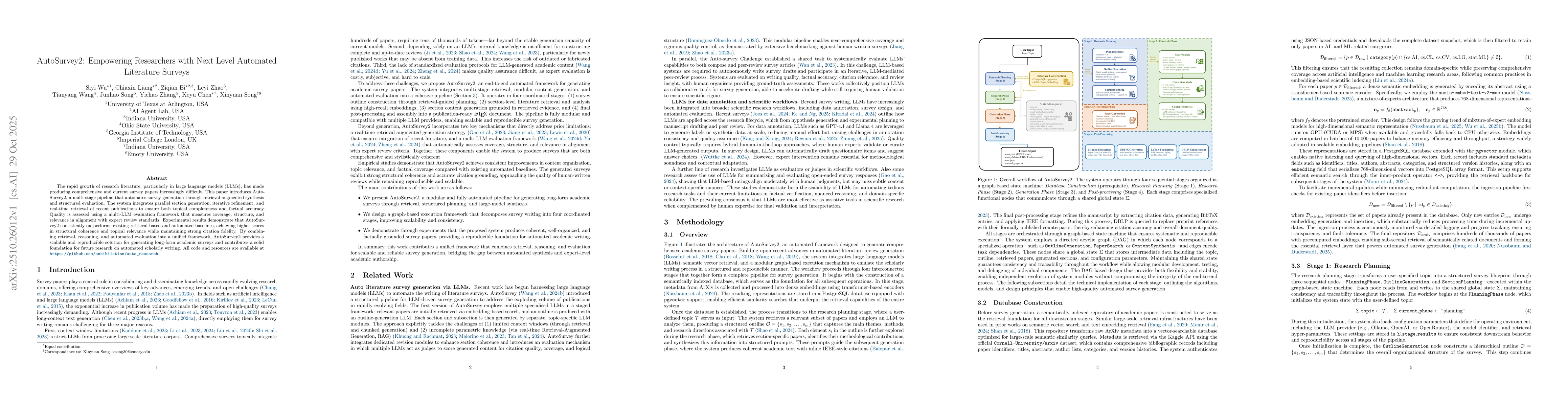 Thumbnail for AutoSurvey2: Empowering Researchers with Next Level Automated Literature
  Surveys