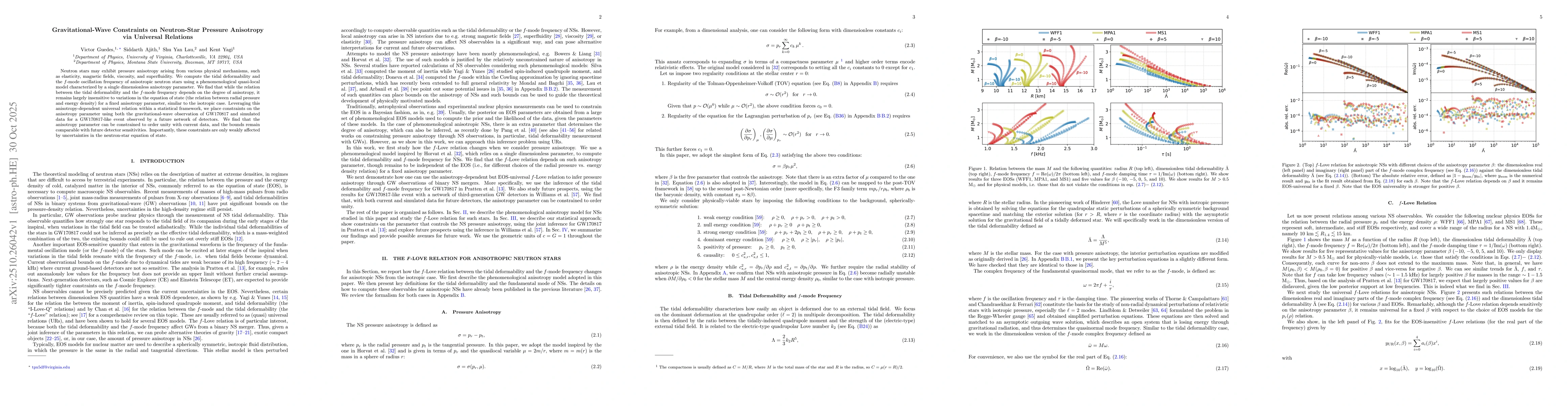 Thumbnail for Gravitational-Wave Constraints on Neutron-Star Pressure Anisotropy via
  Universal Relations