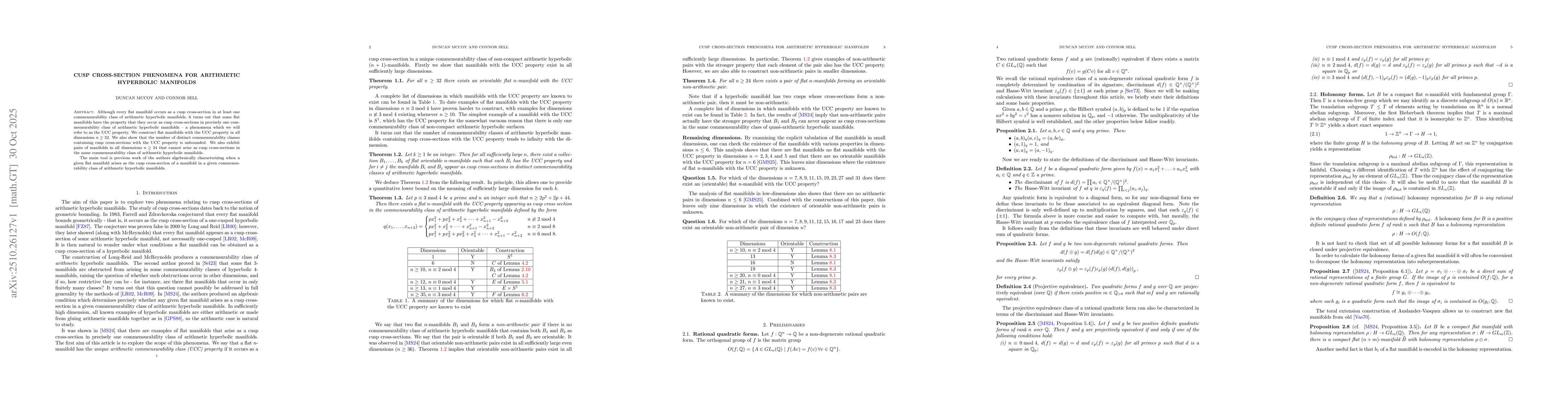 Thumbnail for Cusp cross-section phenomena for arithmetic hyperbolic manifolds