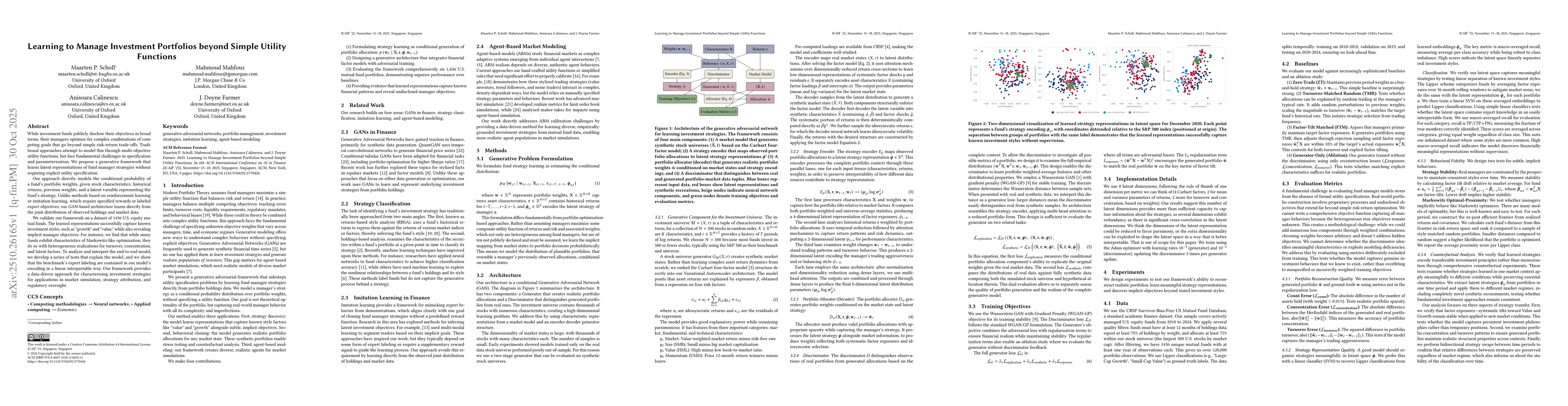 Thumbnail for Learning to Manage Investment Portfolios beyond Simple Utility Functions