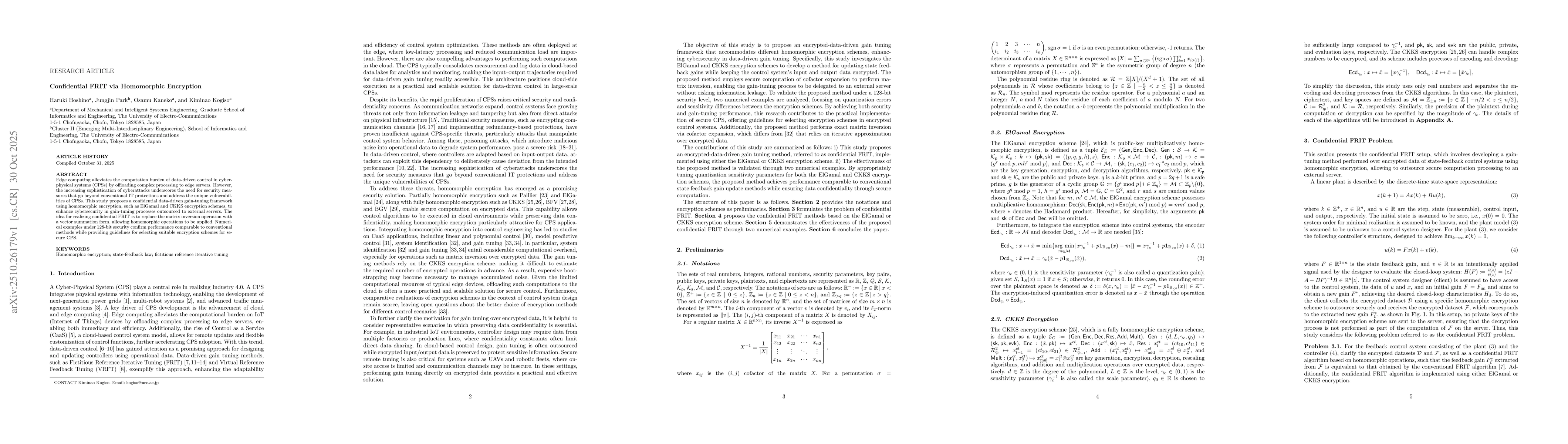 Thumbnail for Confidential FRIT via Homomorphic Encryption