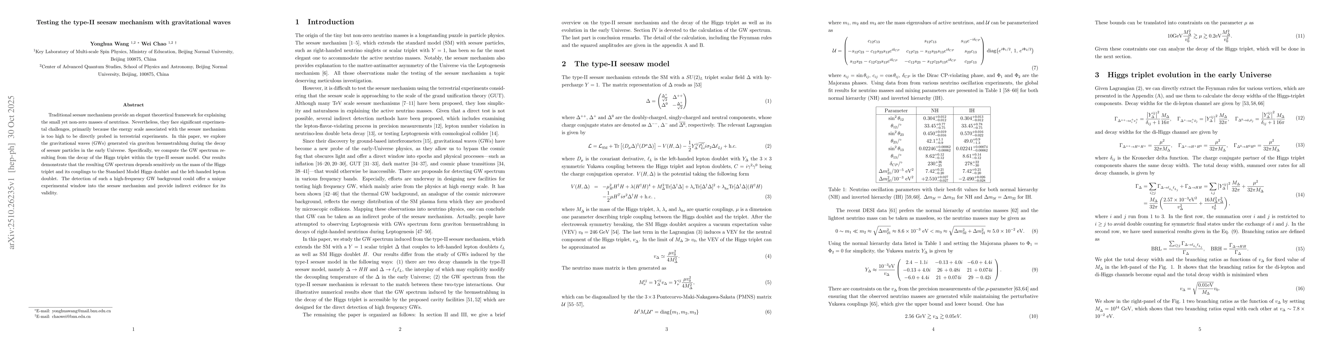 Thumbnail for Testing the type-II seesaw mechanism with gravitational waves