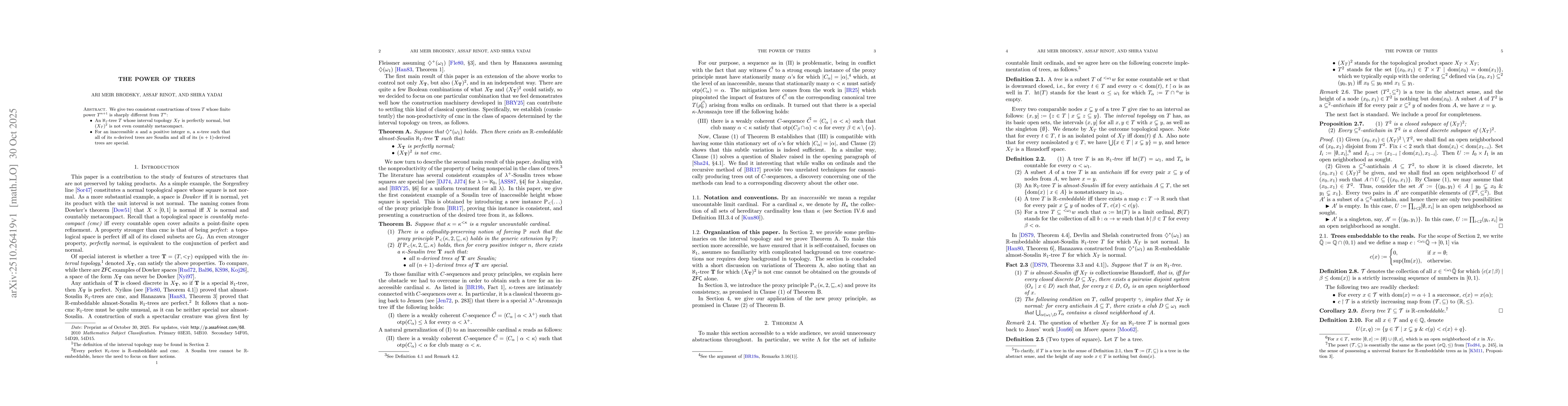 Thumbnail for The power of trees